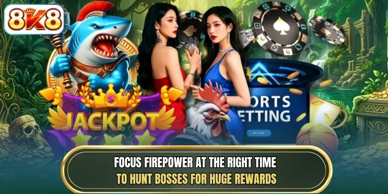 Focus firepower at the right time to hunt bosses for huge rewards